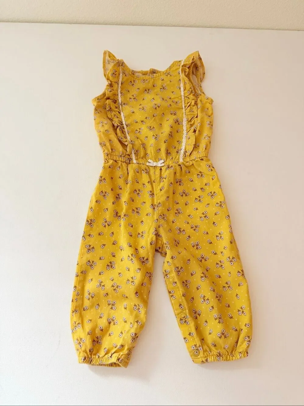 Carter's Floral Flutter Jumpsuit - Baby Girl size 9 months